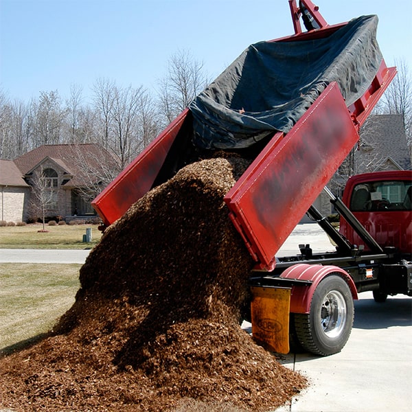 we offer discounts for bulk mulch delivery orders over 10 cubic yards